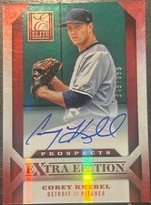 2013 Panini Elite Extra Edition CORY KNEBEL RC #125 🔥 Tigers 🔥 Autograph  /699