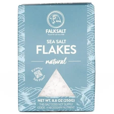 FALKSALT | Organic Sea Salt Flakes, 8.8oz Box - Gourmet Sea Salt Flakes