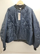 WearGuard Quilted Jacket 952XX Navy Blue 4XL Bomber Liner Vtg NOS Made in USA