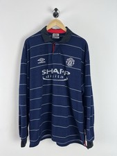 Umbro Manchester United 1999/00 Away Long Sleeve Shirt L