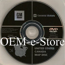 2003 2004 2005 2006 2007 Hummer H2 Buick Rendezvous Uplander Navigation DVD Map