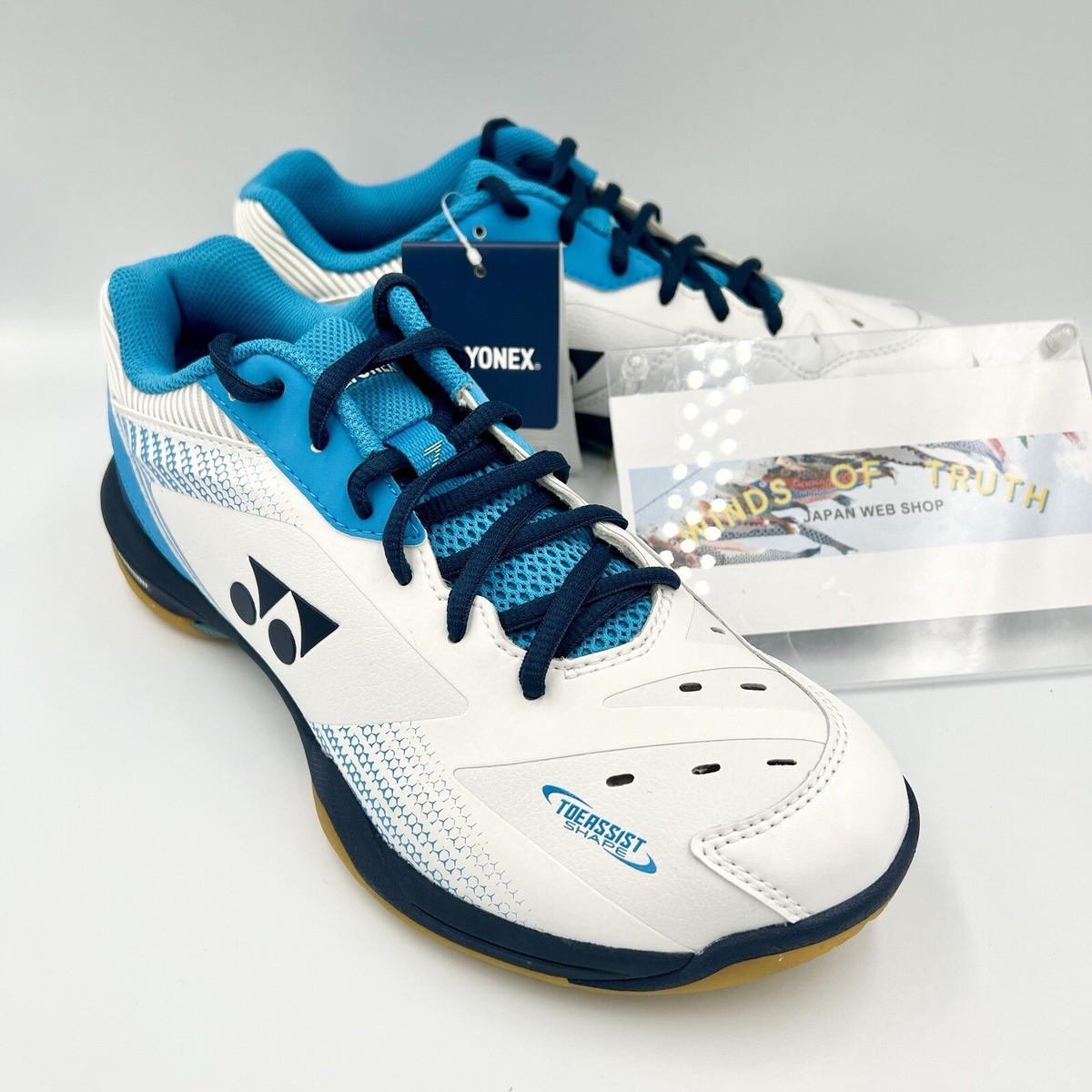 【新品未使用】YONEX 　パワークッション　SHB65Z3 　サイズ27.5 YONEX Badminton shoes Power Cushion 65 Z3 Wide White/Orange