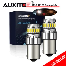 AUXITO 1156 P21W 7506 CANBUS LED Reverse Backup Light Error Free White 6000K EOD