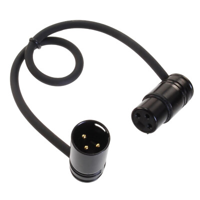 3-Pin XLR Female to 3-Pin XLR Male Adjustable-Angle Cable Adapter for Recorder