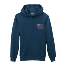 Wrangler Men's USA Graphic Navy Blue Pullover Hoodie 112365282