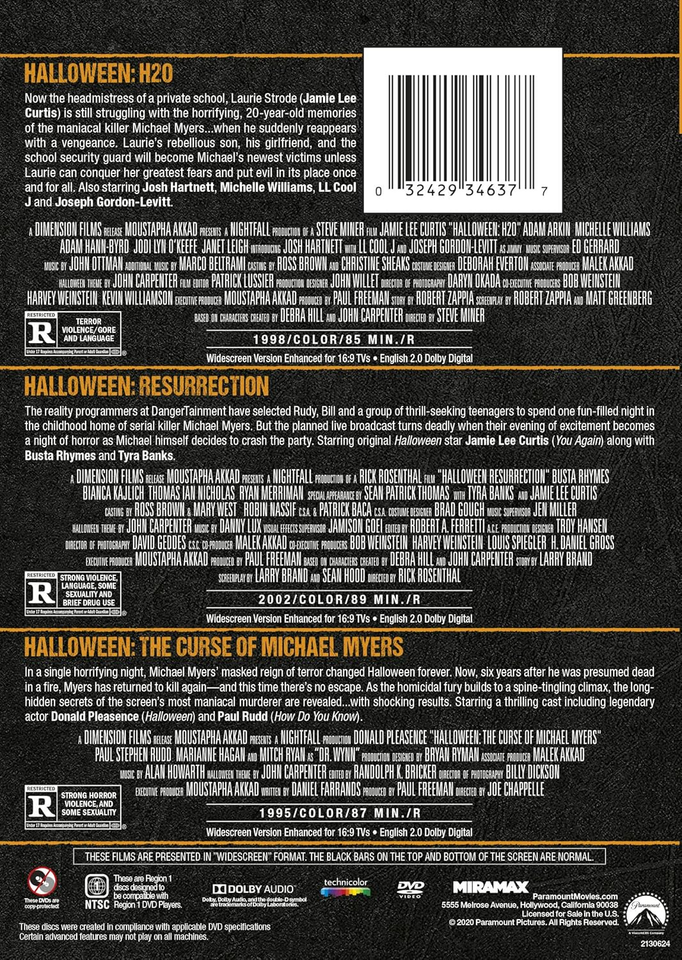Halloween 3Movie Collection eBay