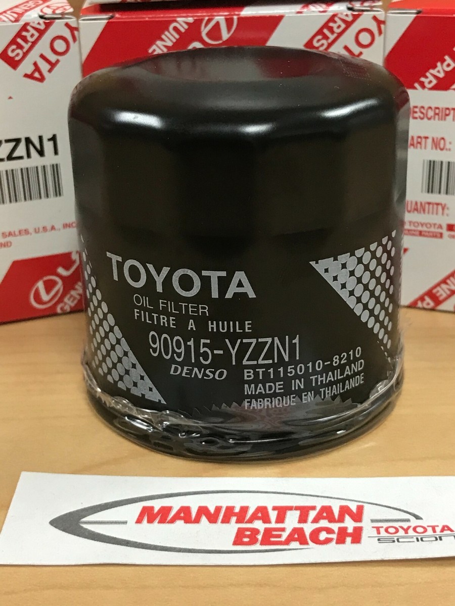 GENUINE TOYOTA LEXUS OEM OIL FILTER 90915-YZZN1 SET OF 4 | eBay