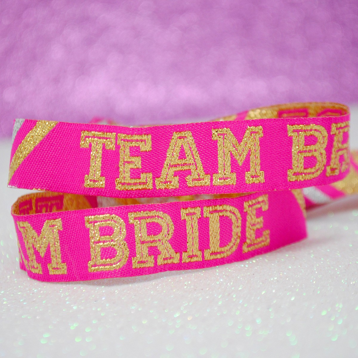 Team Bride Cheerleader Hen Party Wristbands brides babes