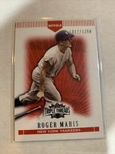 ROGER MARIS 2004 TOPPS TRIPLE THREADS /1350 HOFer #70 YANKEES