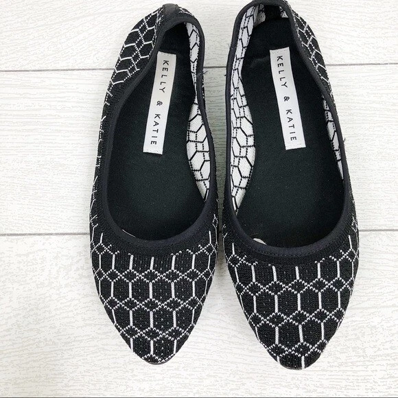 Kelly & katie black cheap flats