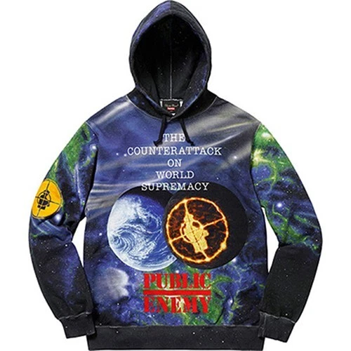 Sweat à capuche Supreme x Undercover x Public Enemy L