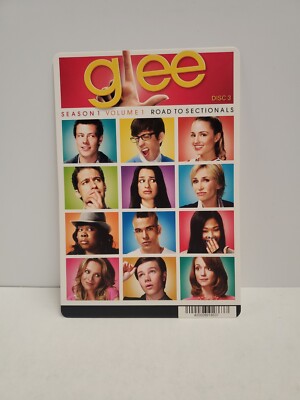 Glee Season 1 Volume 1 Disc 3 BLOCKBUSTER DVD BACKER CARD ONLY 5.5