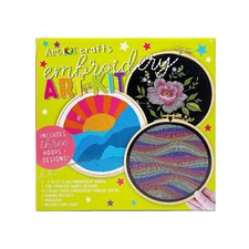 Art 101 Crafts Embroidery Art Kit Multicolor 6/Carton (40066)
