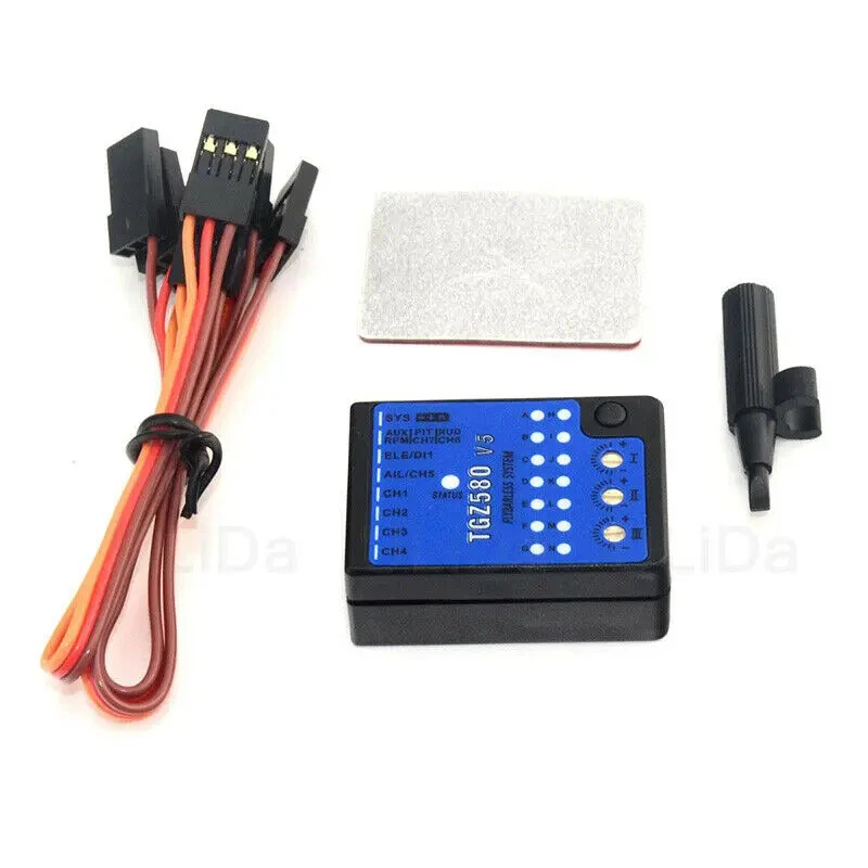 Flybarless Gyro V5 3-axis 4.5V~10V For ALIGN TREX RC 250-800 Helicopter Toys - Image 3 of 4