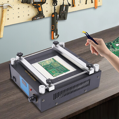 SMD PCB Hot Plate Preheat bga Rework Station Hot Plate Preheating Oven Welder
