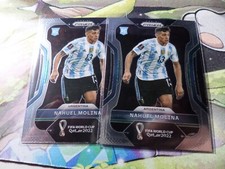 2022 Panini Prizm World Cup Qatar Nahuel Molina Rookie RC 2 Lot