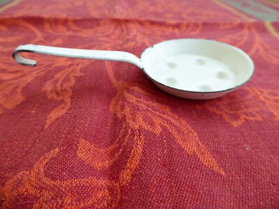 Puppenküchen Zubehör Pfanne Pförtchenpfanne, emalliert