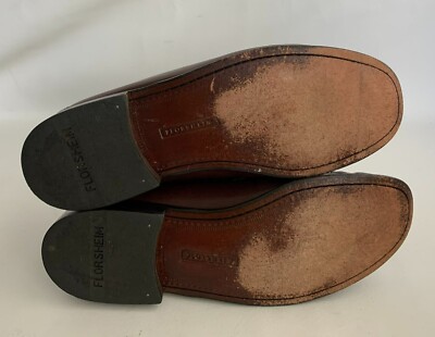 Florsheim Men\'s 14D Loafers Croc Print Brown Leather Tassel Shoes New Florsheim Pisa Moc Toe Tassel Loafer main image 2