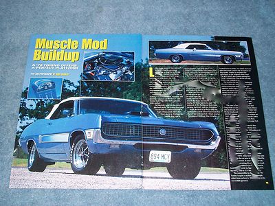 1970 Ford Torino GT Convertiblre Article ''Muscle Mod Buildup''