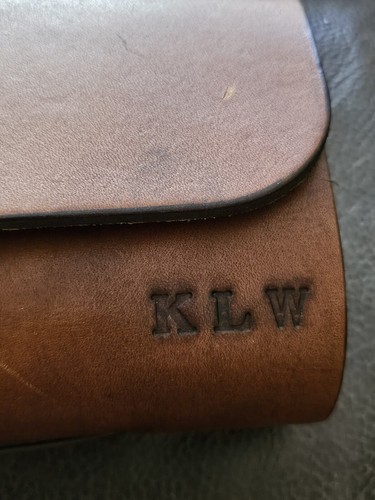 Unused Witmer Custom BROWN Leather Fishing Fly Fish Hooks BookWallet KLW - Picture 4 of 7