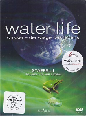 WATER LIFE Komplette Staffel auf 3x DVD Wiege des Lebens Natur Doku Tiere #T989