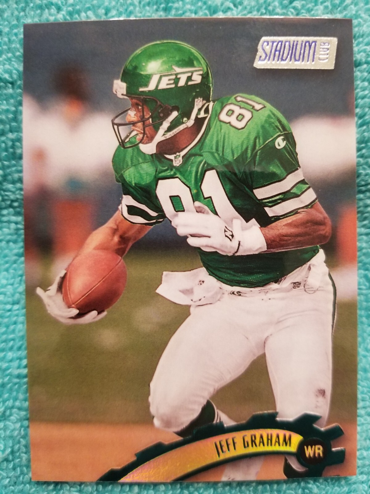 1997 TOPPS STADIUM CLUB JEFF GRAHAM #88 NEW YORK JETS