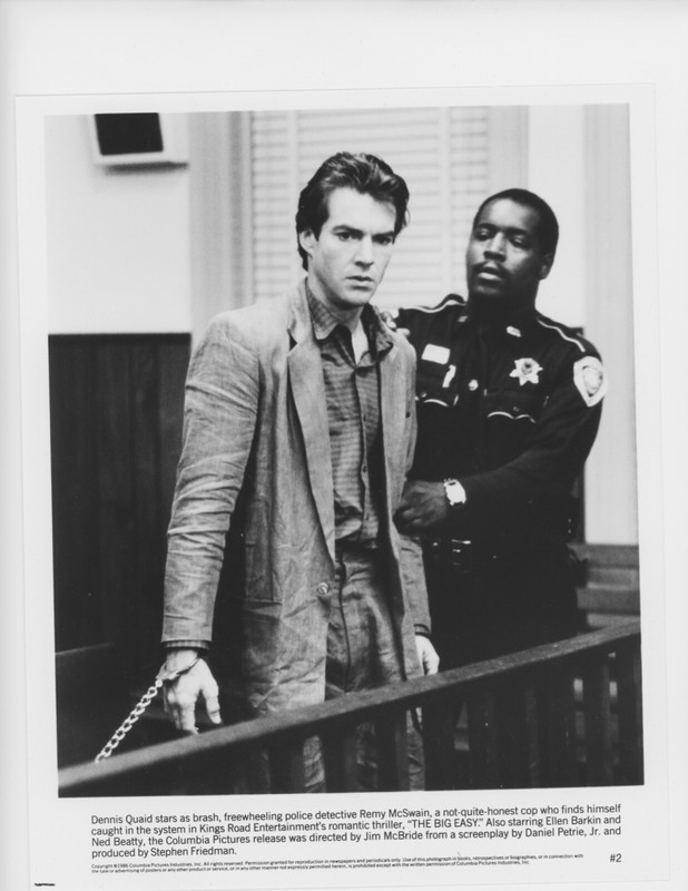 9 assorted Movie'Stills Blk & Wht 8x10  "The Big Easy" Dennis Quaid 1986
