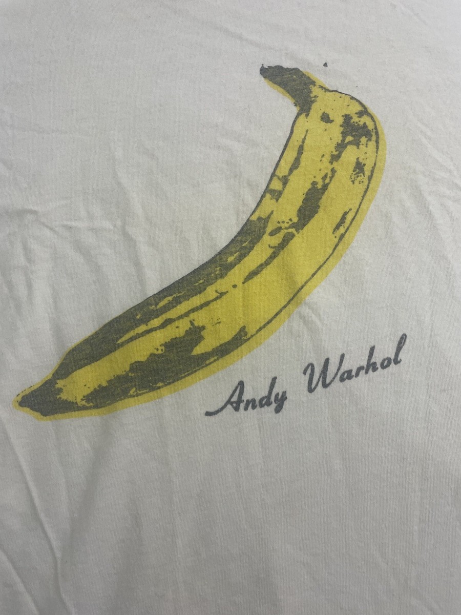 VELVET UNDERGROUND ANDY WARHOL Late 70's RARE BANANA tee Small