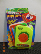 JA-RU POCKET TRAVEL SPIRAL SKETCH DRAWING DESIGN TOY/ New torn right corner