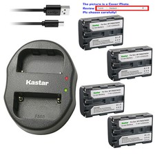 Kastar Battery Dual Charger for Sony NP-FM50 NP-FM30 FM50 FM50 NP-FM55H NP-QM51