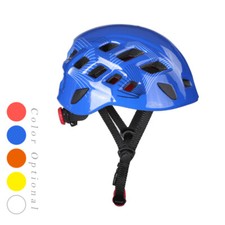 Rock Climbing Helmet with Head Lamp Clips Air Vent for Outdoor Rescue Caving