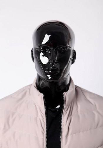 glanz abstrakt Mannequin Schaufensterpuppe männlich Schick modern XM11-H schwarz - Bild 3 von 8