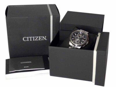 CITIZEN Watch ATTESA Eco-Drive radio-controlled watch AT9096-57E