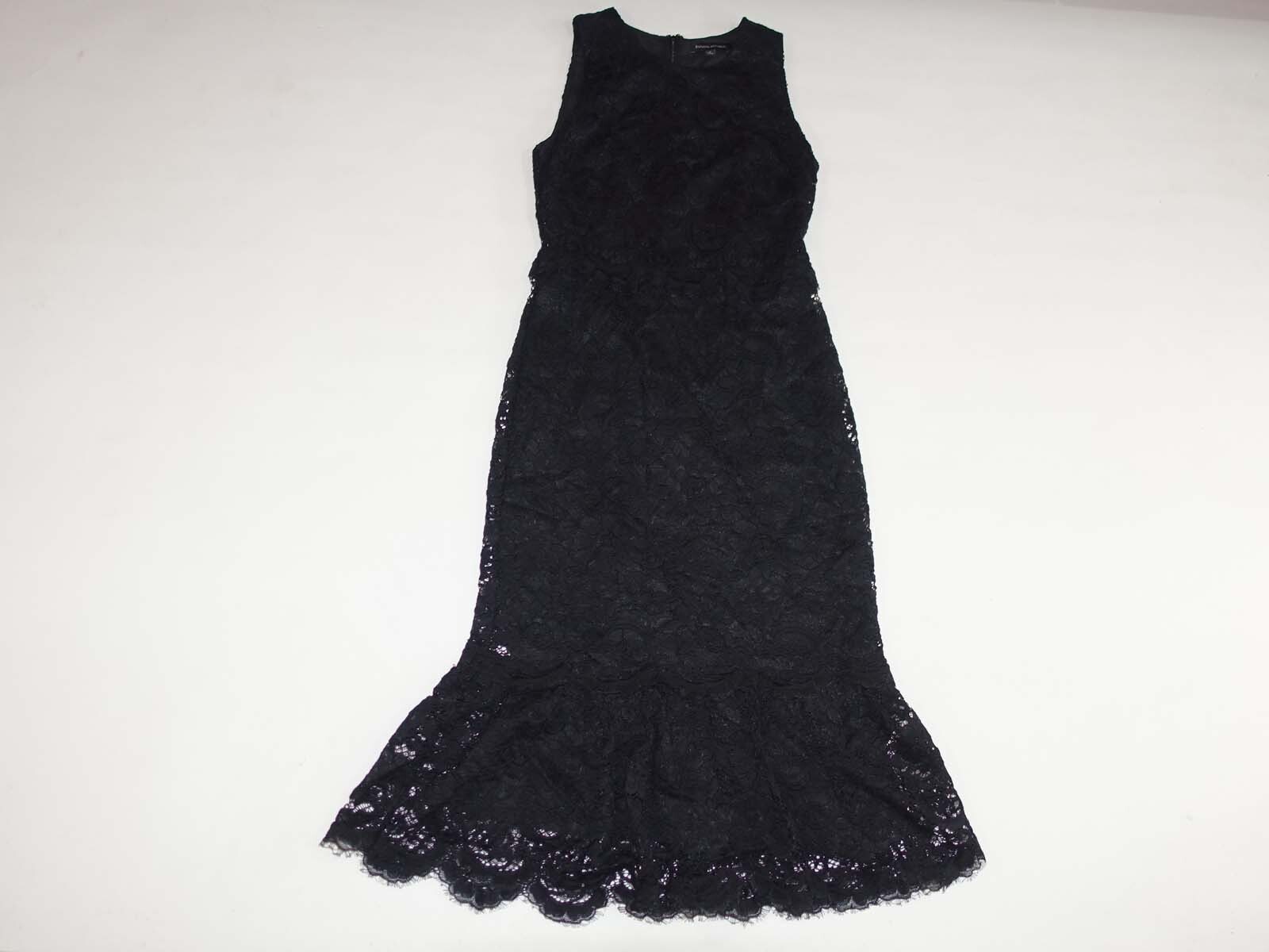 Banana Republic Women's Lace Midi Sheath Sheath Dress Size Black