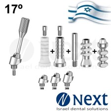 New Multi Unit full set angulated 17 deg analog transfer sleeves 1-3 mm