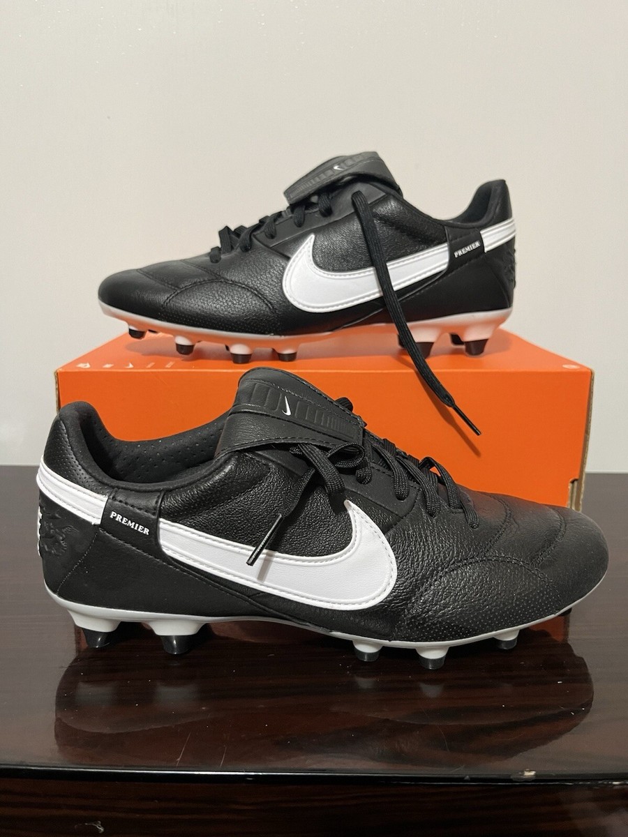 Nike Premier III 3 FG Black White Mens Size 6.5 Soccer Cleats