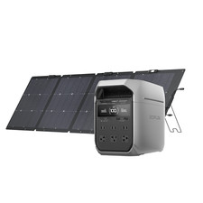 EcoFlow DELTA 3 Plus 1024Wh Portable Power Station LFP Battery 220W Solar Panel