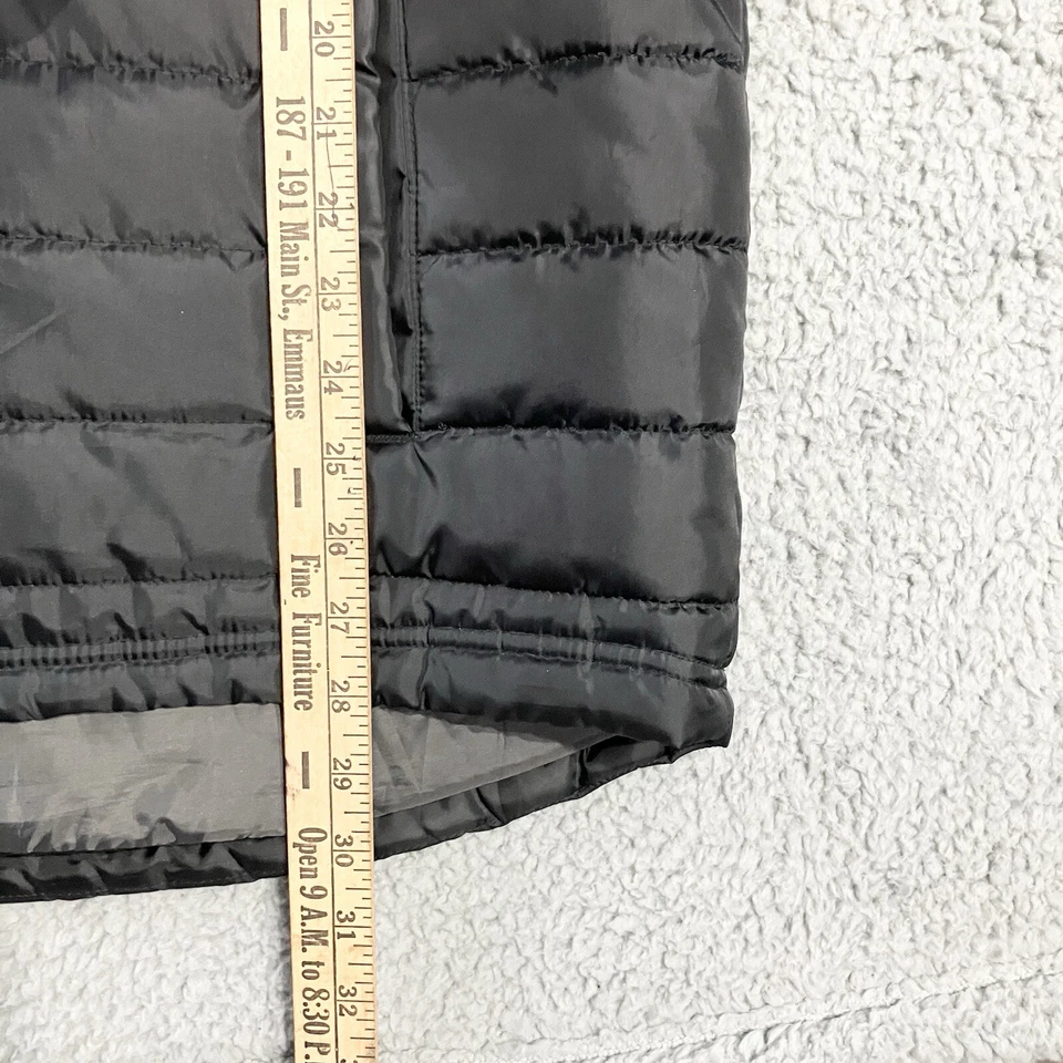 Ecko Unltd Puffer Vest Mens 2XL Full Zip Hoodie Sleeveless Gray Black Logo - Image 4 of 4