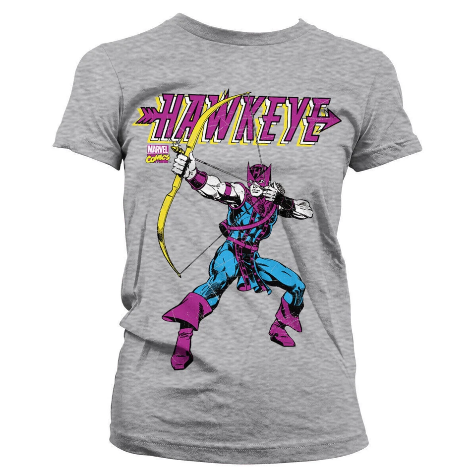 Ausverkauf - Offiziell Lizenziert Marvel Comics - Hawkeye Damen T-Shirt - Bild 1 von 1