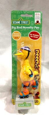 SEASEME STREET DOODLE DUDES BOBBLHEAD PEN - BIG BIRD
