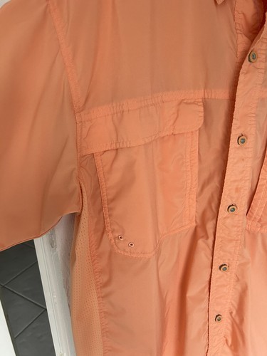 MEN'S XL Cool Vented Fishing Shirt World Wide Sportsman" Button-Down MINT - Picture 4 of 7