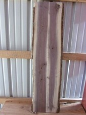 1 PC RUSTIC WALNUT SLAB AIR DRIED 4 YEARS LUMBER WOOD BOARD 1 1/4" THICK 674Q