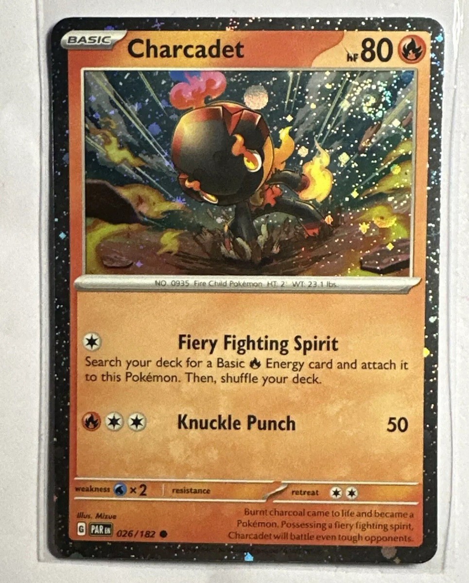 Pokemon - Charcadet- Cosmo Holo - Promo Card - Paradox Rift 026