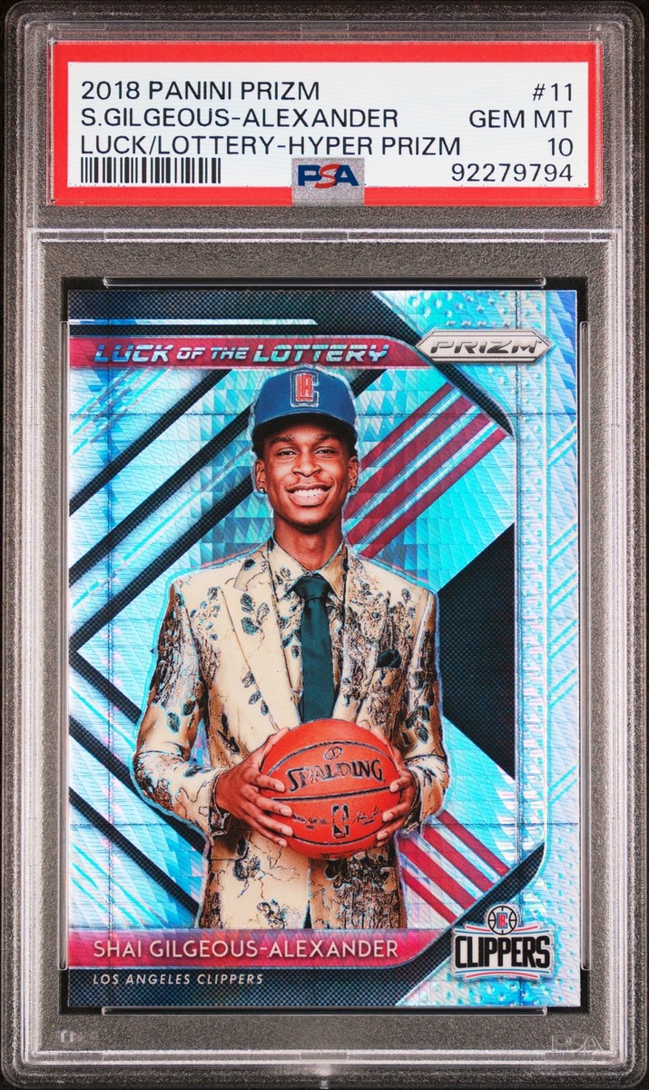 2018 PANINI PRIZM LUCK OF THE LOTTERY HYPER SHAI GILGEOUS