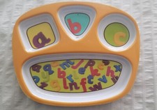 Child's 4-section Divided Melamine Dish