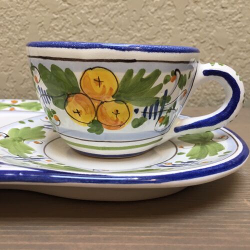 Piatto caffè e snack tema casale frutta frutteto D'Arna Perugia Italia - Foto 3 di 10