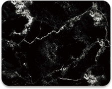 Mouse Pad Medium Mouse Mat Anti-Slip Base for PC Office Working Gaming, Black Ma