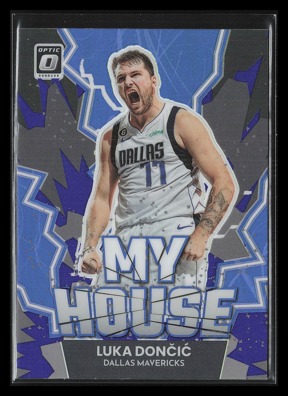 2022 Donruss Optic Luka Doncic My House #3 Purple Prizm