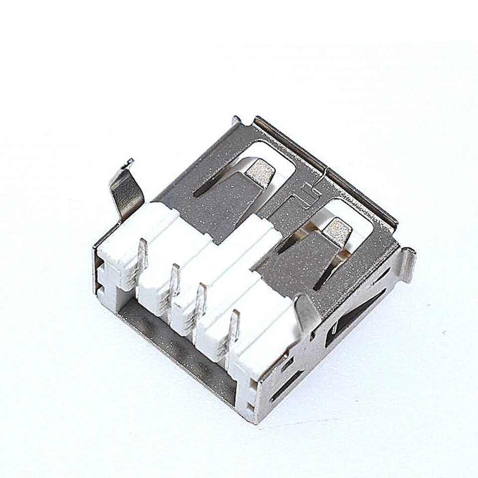 USB-A Socket Female 90° Right Angled SMT/SMD/DIP/Bent/Side Insert PCB Connector - Image 3 of 3