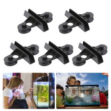 5 Pcs Divider with Suction Cup Acrylic Aquarium Clip Fish Tank Glass